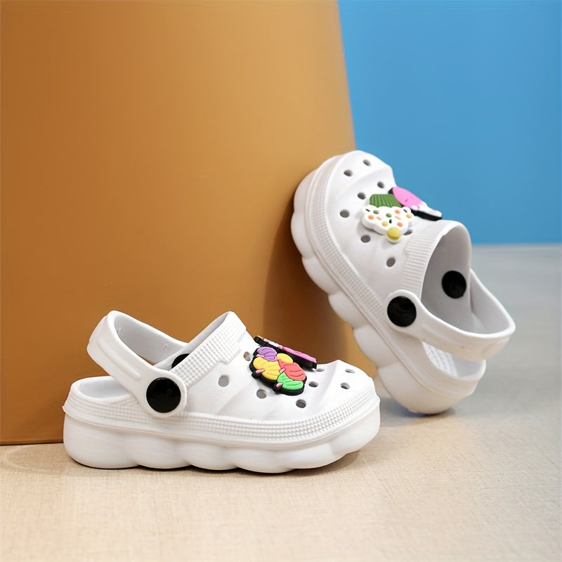 Children's Croc-style EVA slides: lightweight, durable, all-season sandals for ages 14 and under.