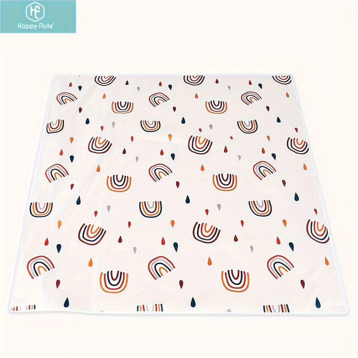 Bestselling Happy Flute Youngsters High Chair Splash Mat - Easy to Clean, Waterproof & Non-Slip Floor Protection for Playtime