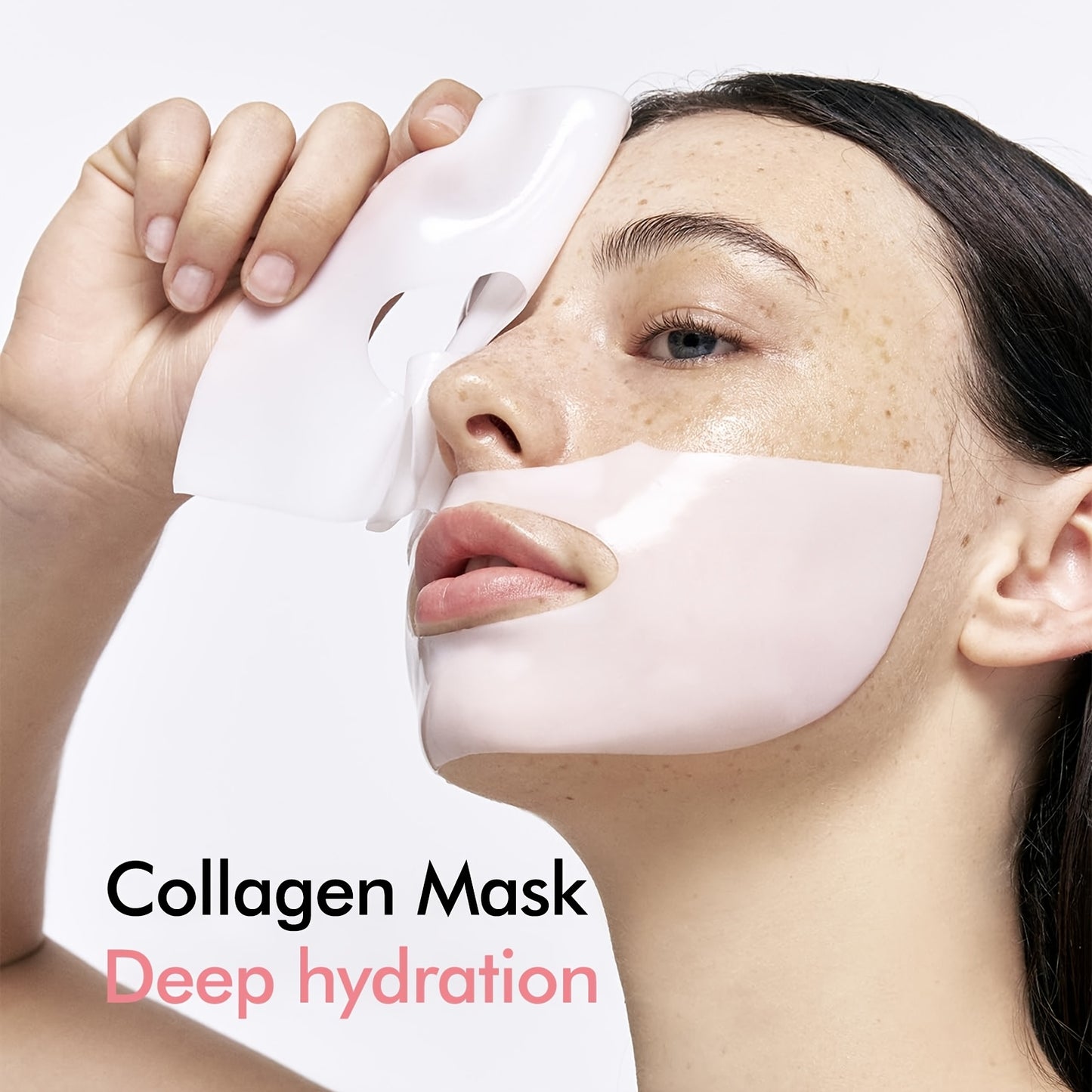 10pcs of Bio-Collagen Moisturizing Masks deeply hydrate and brighten skin, combating dryness and sagging. Rich in Bio-Collagen for optimal facial care.