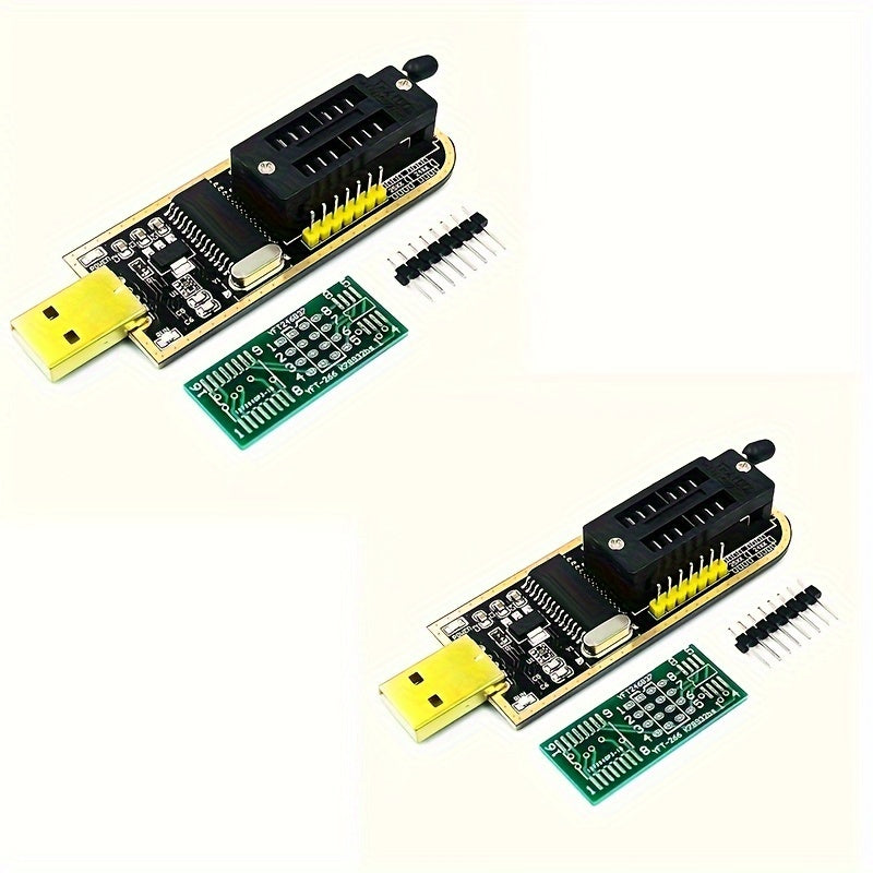 Rich Golden CH341A/B Programmer USB for burning BIOS FLASH 24 25 - 1pc 2pcs.