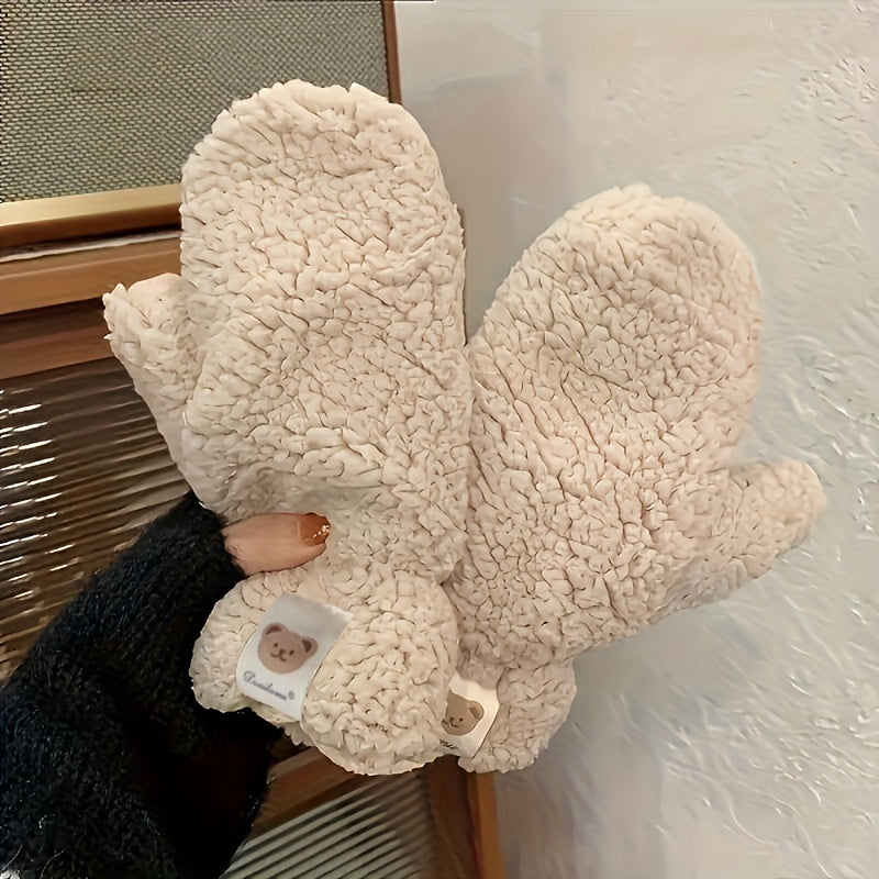 Stay cozy this winter with our adorable Animal Pattern Cashmere Mittens. Made from 100% cashmere, these gloves are not only warm and elastic but also hand washable for easy maintenance. Featuring a cute animal design, these plush mittens come in 3 colors