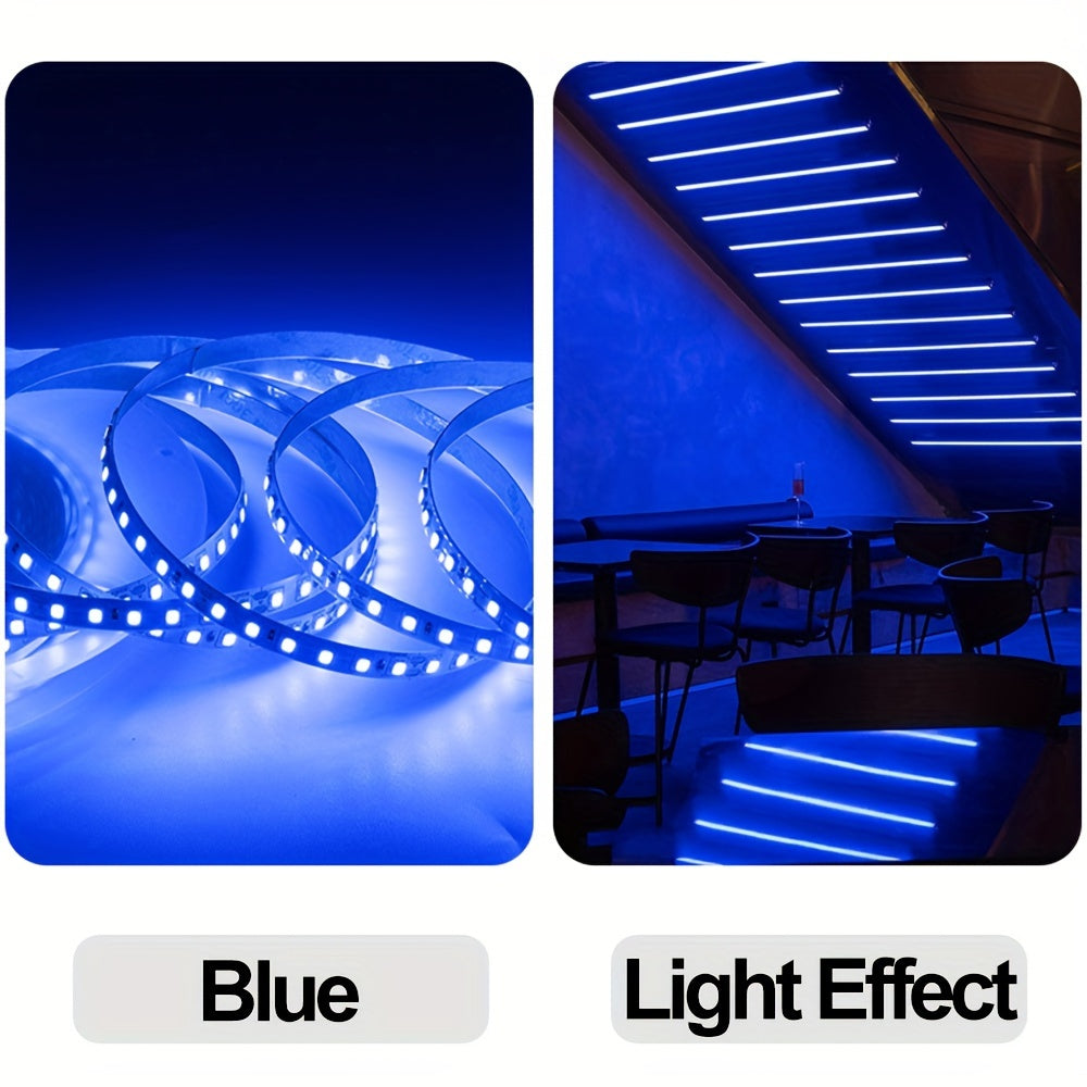 32.8ft/10m LED light strips, 24V, 2835 120LED/M, for home decor, plastic material, DC power.