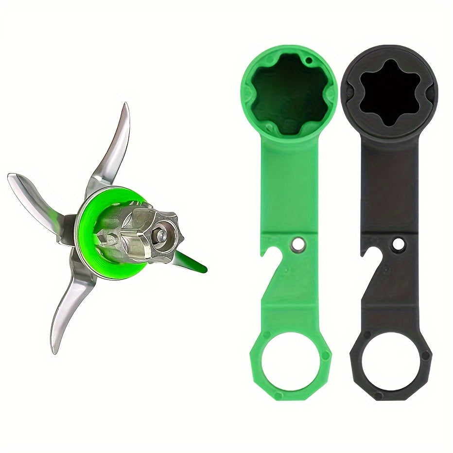 Tool for Removing Dough from Thermomix, Key for Releasing Pastry Flowers, Rotary Aid Blade Knife made of Plastic, Wrench Accessory for Replacing Blender Blade on TM5, TM6, TM21, TM31