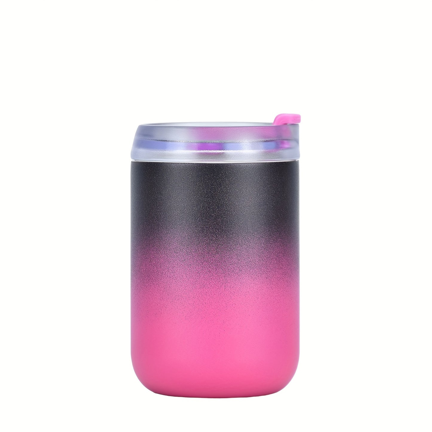 13.5oz stainless steel travel mug with leakproof flip lid for hot and iced drinks. BPA-free, dishwasher safe, 400ml capacity.