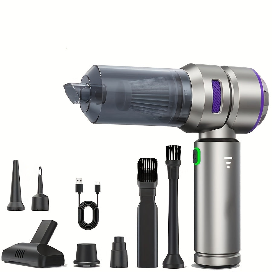 The Suitu 100W Brushless Handheld Vacuum Cleaner is a powerful and convenient way to keep your car and home clean. With 16000Pa suction power and 4-in-1 functionality, this cordless vacuum is perfect for tackling dust and dirt in any space. It is USB