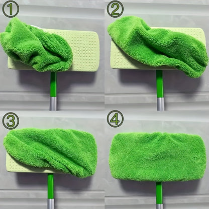 Swiffer Mop Compatible Cloth, Ideal for Wet and Dry Cleaning with Rotating Mop Head.