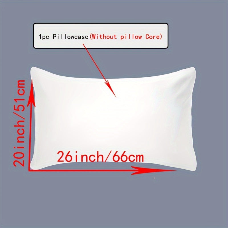 Soft envelope closure pillowcase made of 100% cotton, without core. Features flower and plaid patterns on breathable fabric with a thread count of 144TC. Ideal for main bedroom, guest room, or dorms. Perfect gift idea.