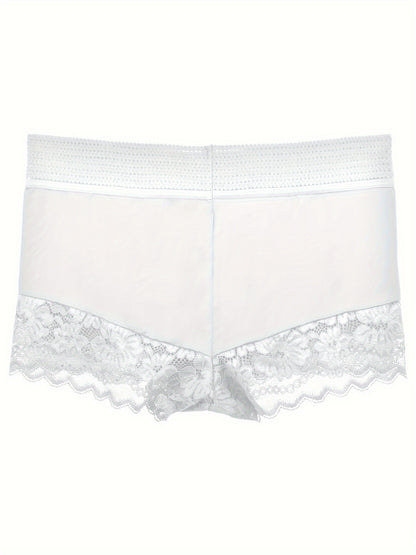 Soft and comfortable lace boyshort panties - perfect for women's lingerie or underwear.