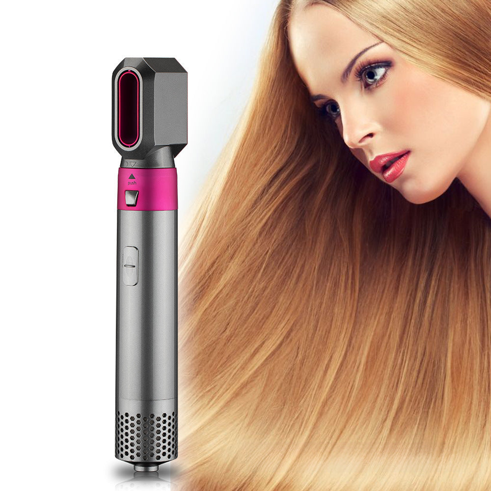 Five-in-one Aluminum Alloy Hot Air Comb Straightener Automatic Curling Iron Electric Hair Dryer Home Appliance