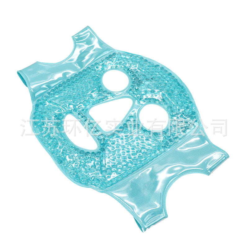 Gel Ice Compress Mask Cold and Hot Compress Face Ice Bag Cooling Ice Compress Sleep Mask Eye Mask Ice Bag