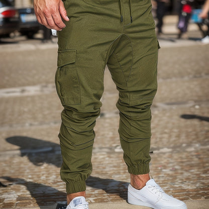 Men's casual sports cotton cargo pants for cross-border travel.