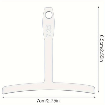 Set of 9 guitar fingerboard radius measuring rulers for guitar, bass, and ukulele repair and adjustment. Rulers include various radius sizes.