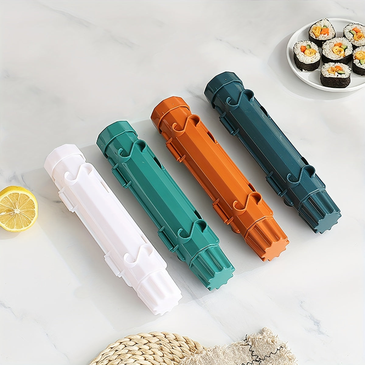 1PC Sushi Bazooka Maker for Homemade Sushi Rolls, Durable Rice Mold for Easy Sushi Making in the Kitchen