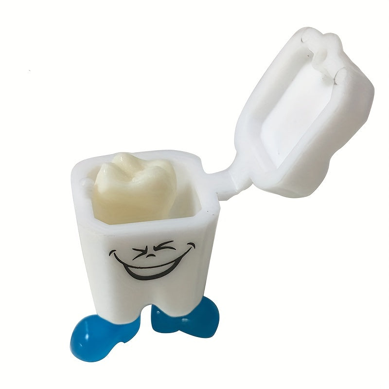 Adorable and Entertaining Tooth Collection Box: Set of 10 Plastic Boxes for Preserving Kids' Lost Milk Teeth