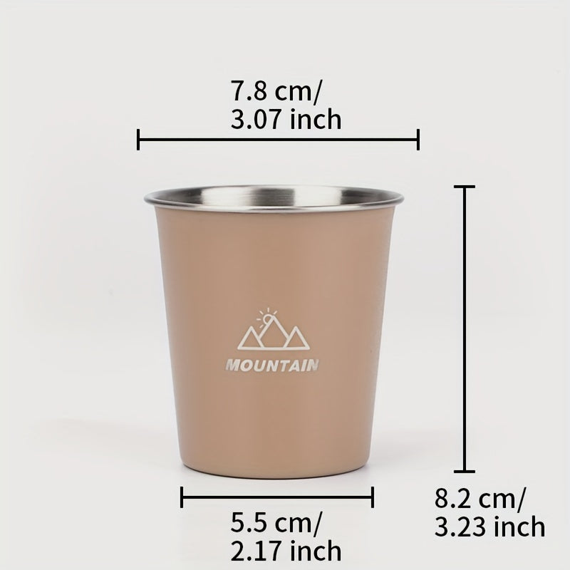 Durable stainless steel cup with non-stick coating - unbreakable, BPA-free, perfect for home, office, and travel - great birthday gift.