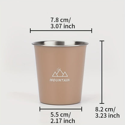 Durable stainless steel cup with non-stick coating - unbreakable, BPA-free, perfect for home, office, and travel - great birthday gift.