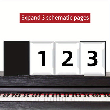 New piano sheet music clip available - A4 size, adjustable and unfolded