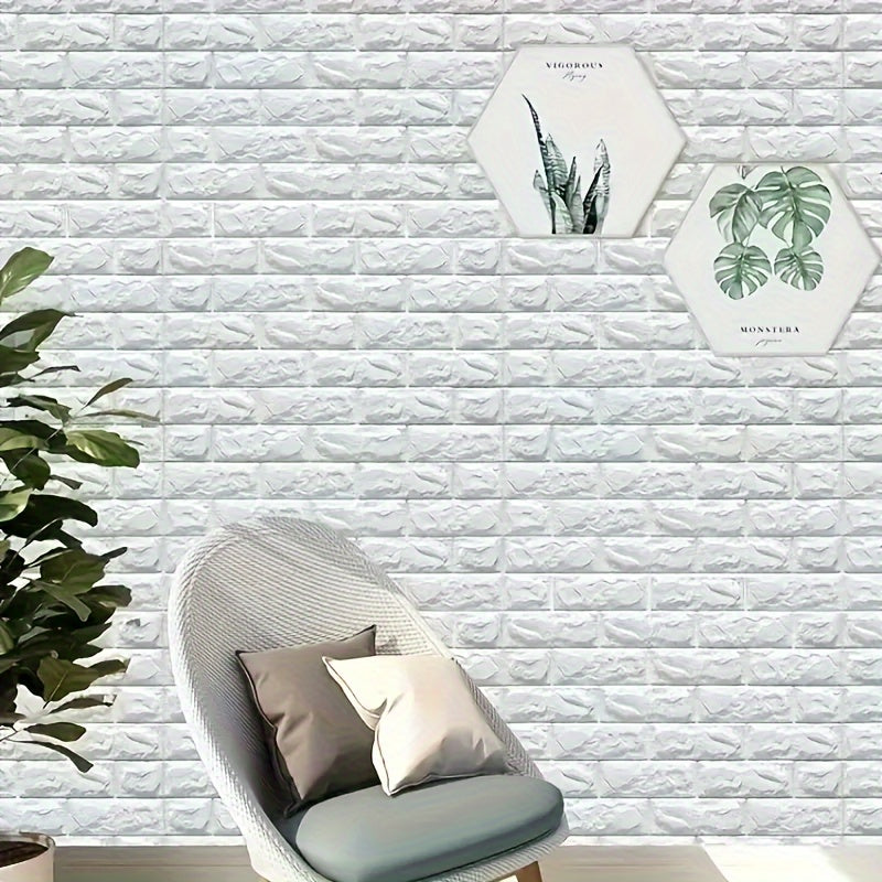 Avoid purchasing excessive quantity of 30pcs 3D Brick Wall Stickers to prevent damage during transportation.