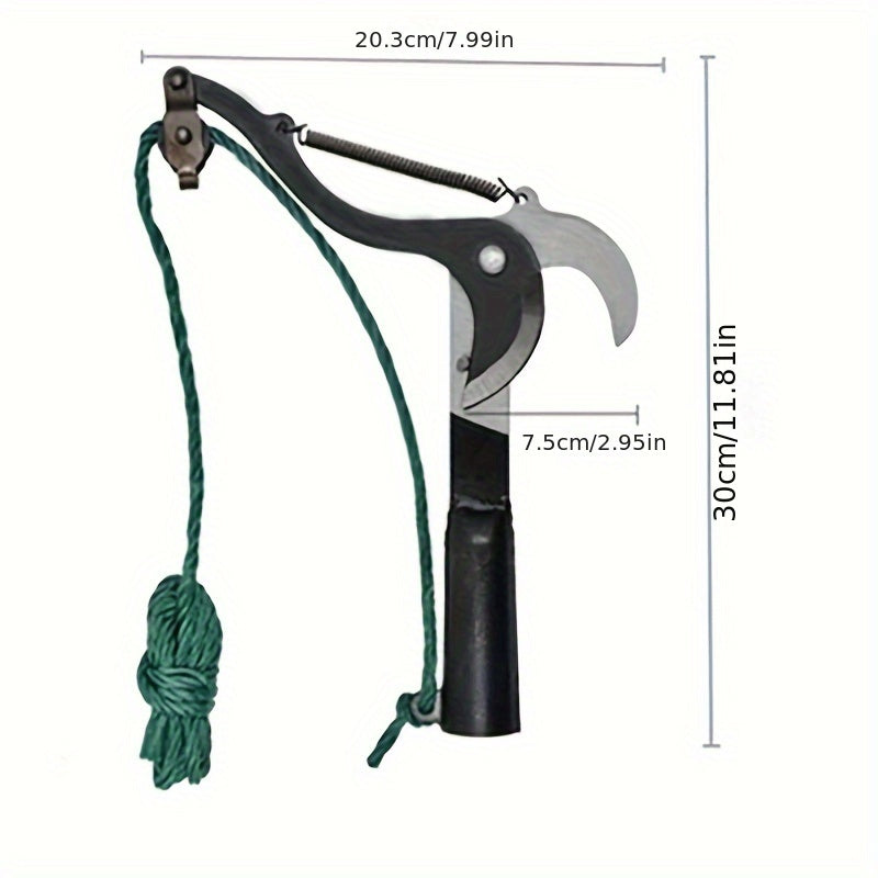 1 High Aerial Extension Pruner with Cord for trimming branches and picking fruit in the garden.