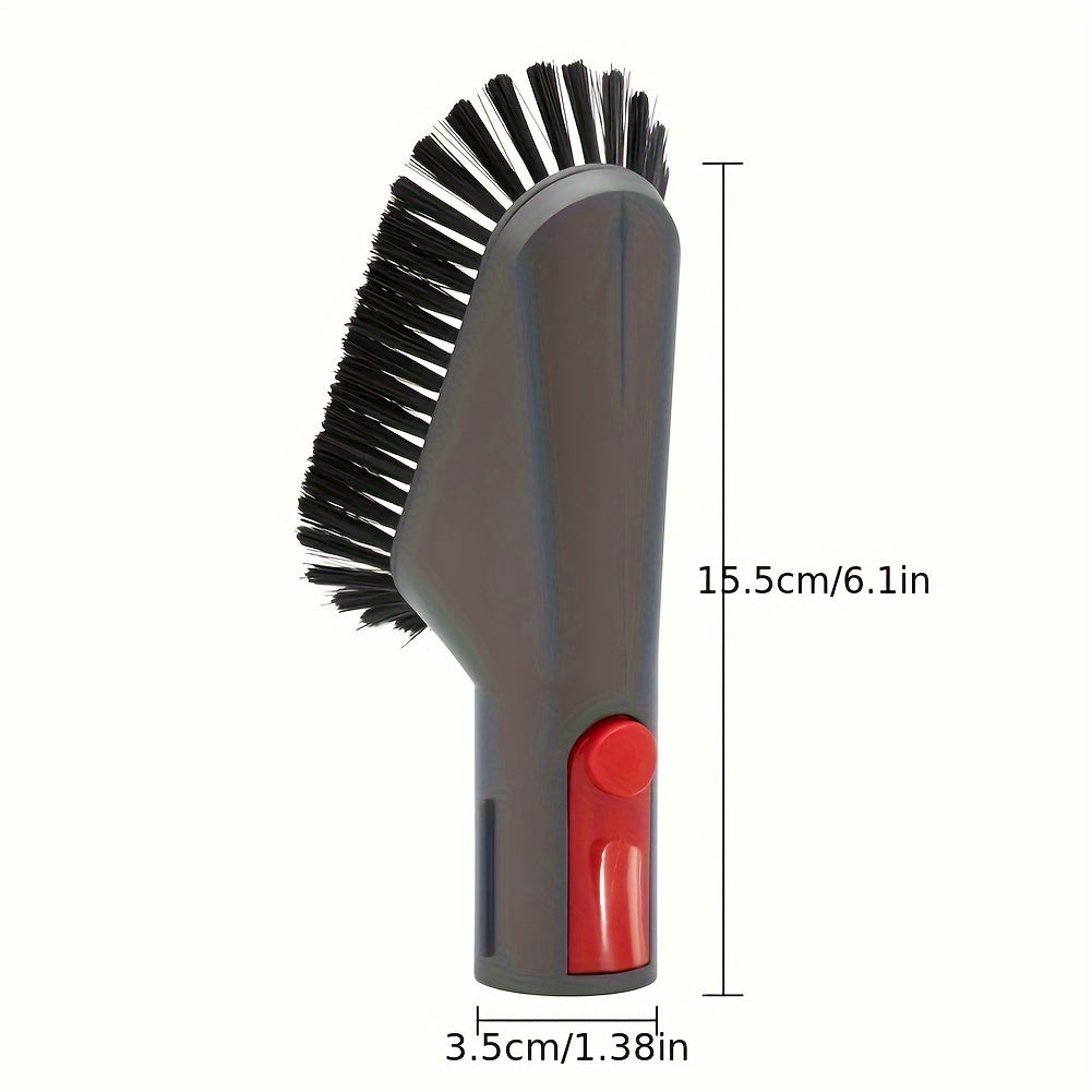 Traceless Soft Dust Brush Attachment With Self Cleaning Design for Dyson V7 V8 V10 V11 V12 V15, 1 Pack