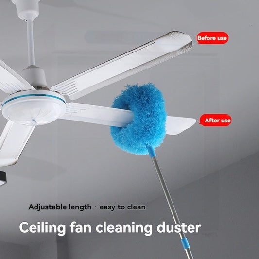 The Microfiber Ceiling Fan Cleaner is a versatile solution for cleaning hard-to-reach places. With its telescopic wand and reusable duster, it makes cleaning ceiling fan blades and walls a breeze. Perfect for use on bookshelves, furniture, and more, this