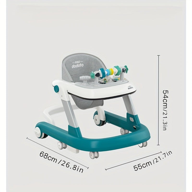 Walker with wheels and seat, walker helper, versatile and secure sitting and pushing learning cart