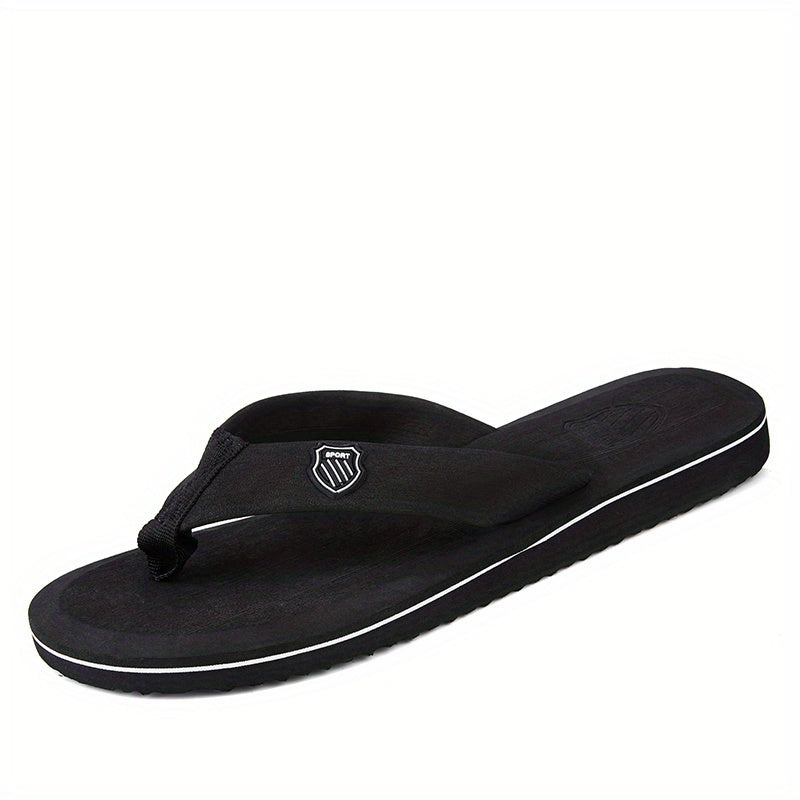 Men's lightweight, non-slip flip flops perfect for indoor and outdoor use in the summer.