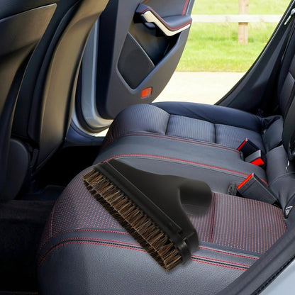 This product is a universal car vacuum cleaner dusting brush attachment with a 32mm inner diameter. Made from durable polypropylene (PP) material, this auto detailing brush is suitable for use in both homes and vehicles.