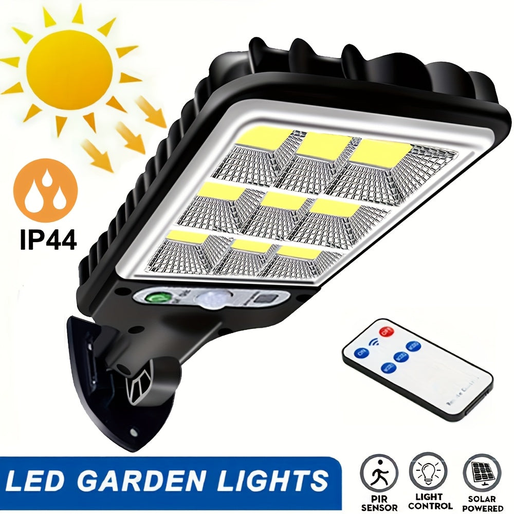 Solar Motion Sensor Light with Controller for Garden Backyard Patio Pathway