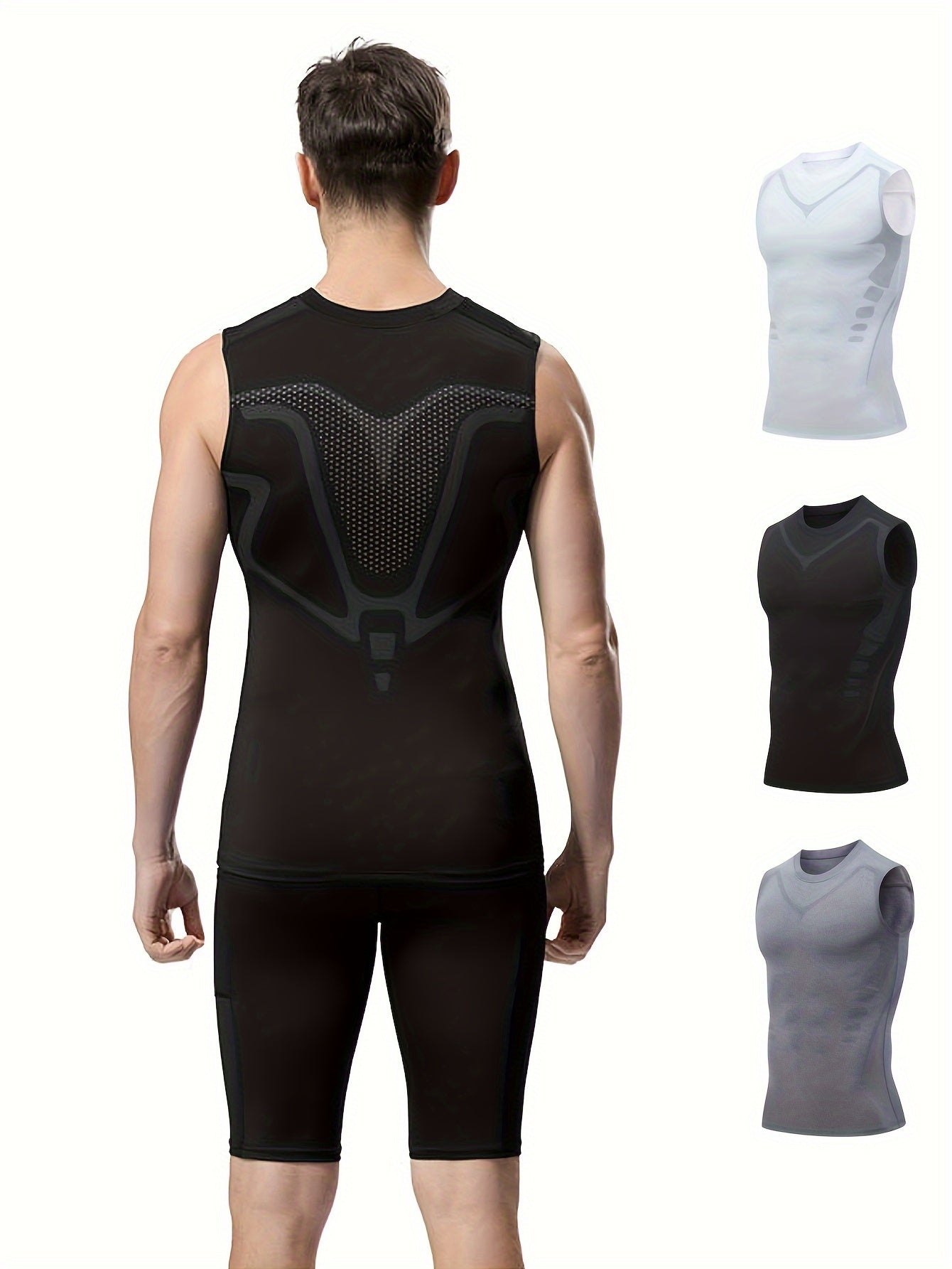 Men's Quick-Dry Tank Top suitable for sports events, fitness training, and ball games.