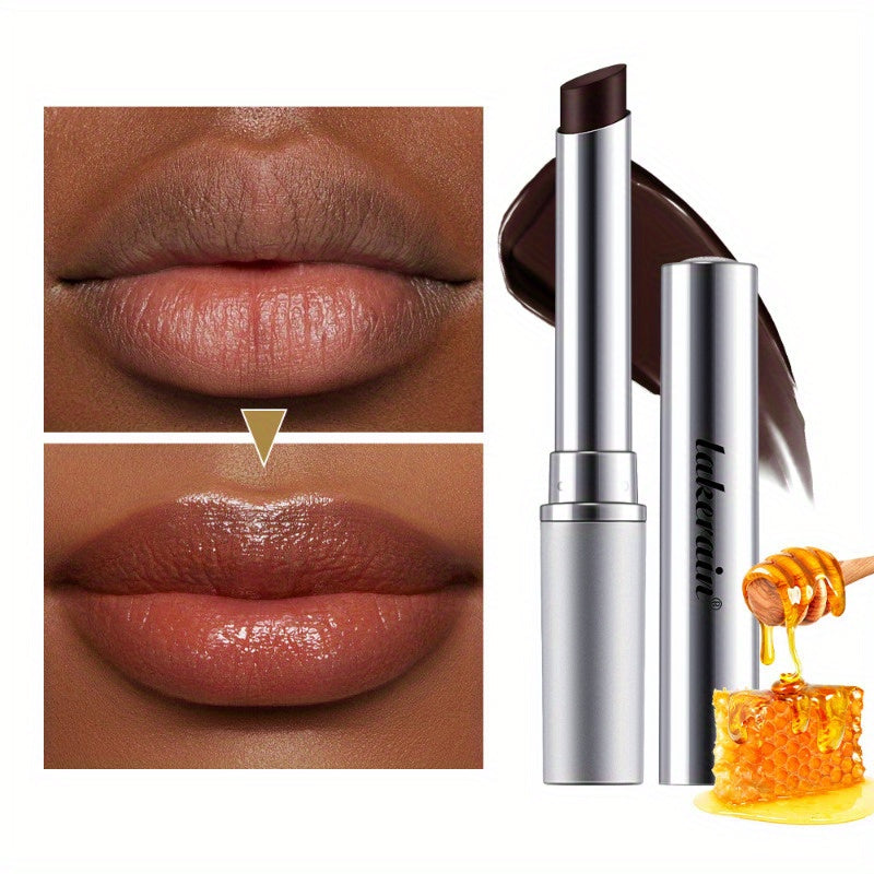 INTERVERFINAL Honey Kiss Hydrating Lip Balm with Vitamin E - Matte finish, Brown shades for all skin types.