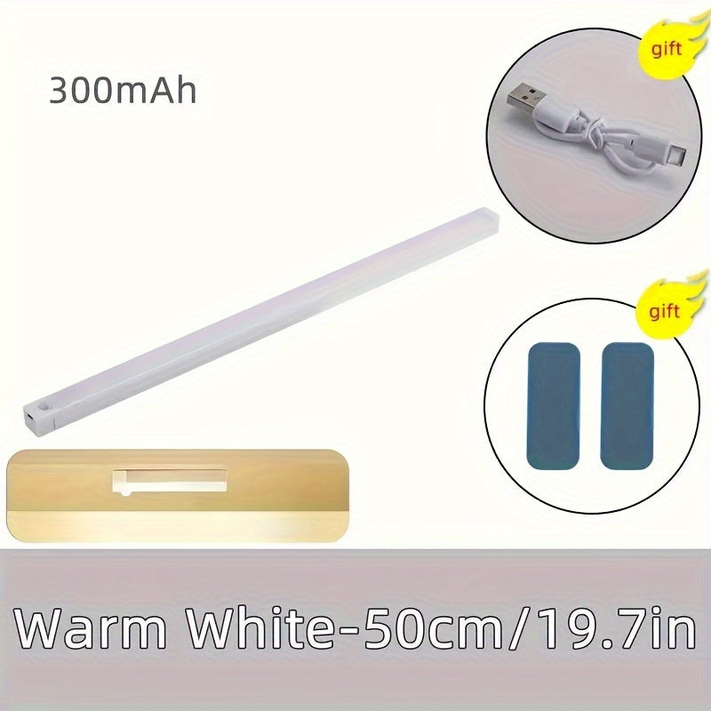 USB rechargeable, wireless LED cabinet lights with magnetic mounting. Ideal for corridors, stairs, bedside tables, wardrobes, and kitchens.