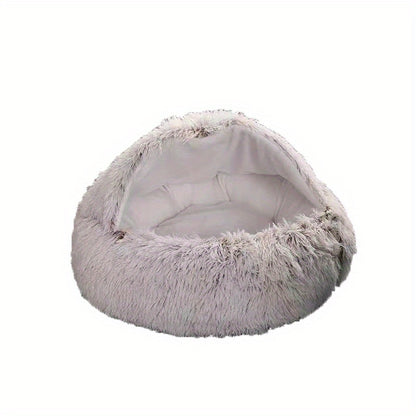 Soft, warm, and comfortable cat bed with modern design, suitable for all seasons, perfect for cats and small pets.