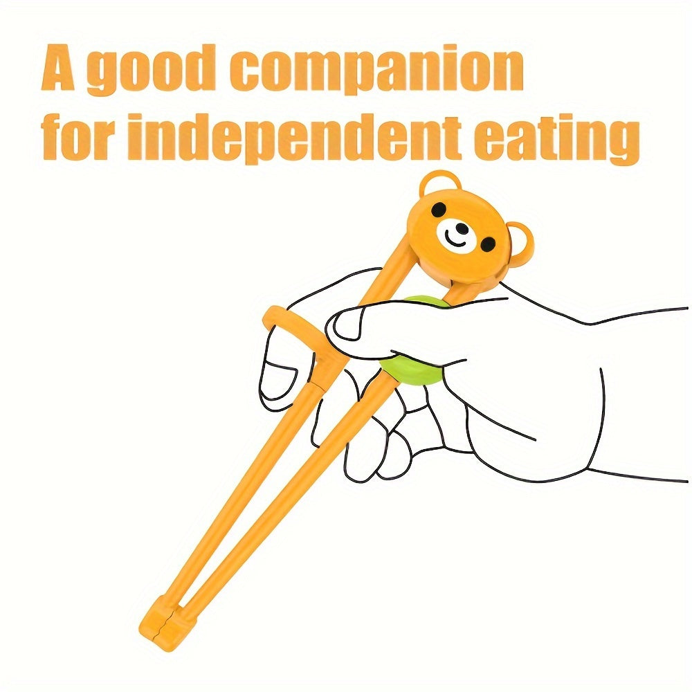 3 Cartoon Training Chopsticks for Easy Learning, Ideal for Home and Dorm Use