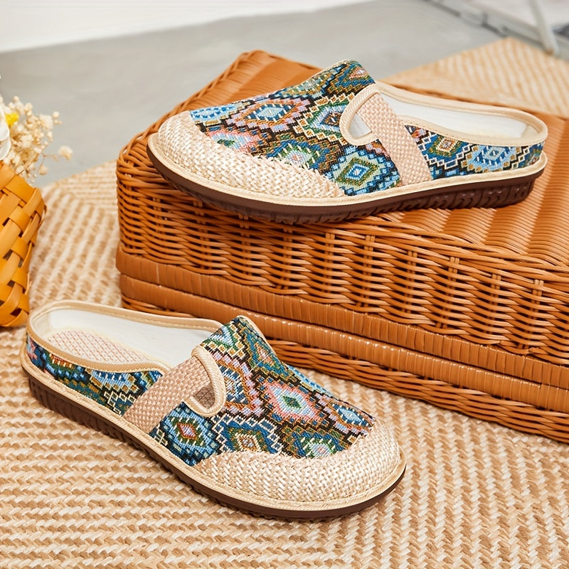 Women's Ethnic Style Slip-On Sandals