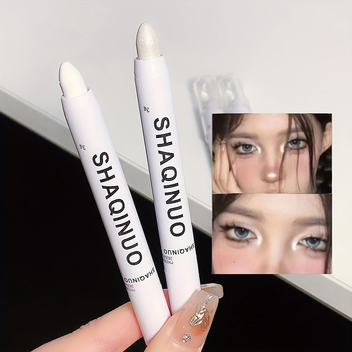 Eye Highlighter for Music Festival, Brightening Pen for Eye Corners, Glitter Eyelid Pen.