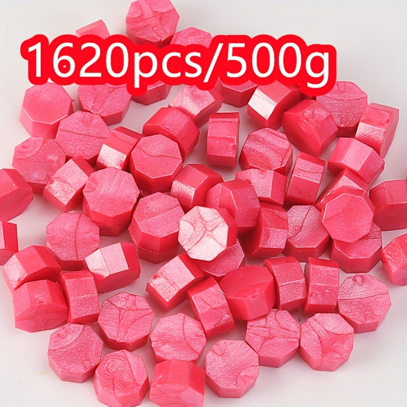 1620pcs/500g Octagonal wax particles for envelope special mud DIY gift box sealing wax retro bulk sealing wax particle