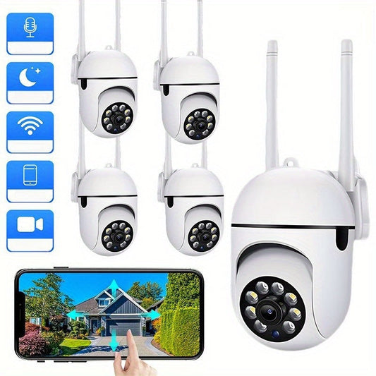 Keep your home safe and secure with the Teruhal 1080P HD Wireless Security Camera featuring Color Night Vision, 2-Way Audio, and Pan/Tilt/Zoom capabilities. This smart home and safety monitor ensures peace of mind and reliable surveillance.