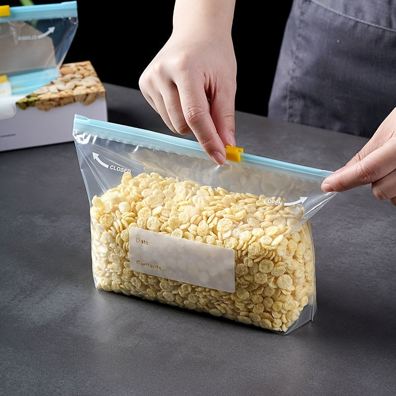 Thickened Vacuum Bag with Zipper Seal for Household Food Storage in the Refrigerator