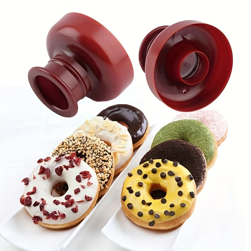 Festive Donut Pan Set - Durable ABS Plastic Doughnut Maker with Round Shapes for Baking Desserts - Perfect for Holiday Seasons like Christmas, Halloween, Thanksgiving, Diwali, Day of the Dead - Essential Baking Tools for Home, Food Truck, or Bakery