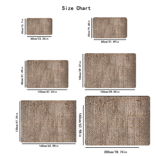 Durable Non-Slip Polyester Door Mat - Machine Washable Entryway Rug with Simple Pattern, 1.1cm Thick, Wear-Resistant for Kitchen, Living Room, Porch, and Home Decor