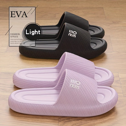 New 2024 thick-soled slippers for women and cool slides for men.