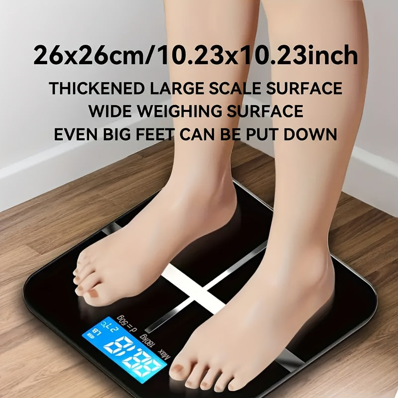 Pink Electronic Body Scale for Adults with 176.9KG Capacity, Wide Platform, Accurate Digital Display, Backlit LCD Screen. Battery-operated (Batteries Not Included).