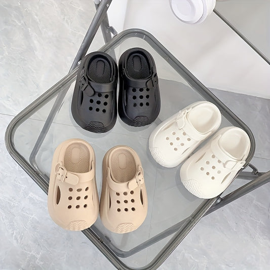 Kids EVA Clogs for Beach & Outdoor, Ages 14 & Under, Breathable, Water-Resistant, Lightweight, Casual Minimalist Style