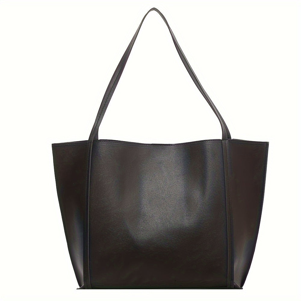 Stylish retro tote bag with large capacity, versatile for mother and daughter.