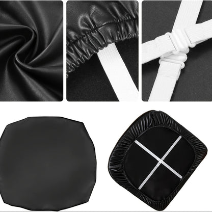 Waterproof PU leather seat cover for dining room chairs.