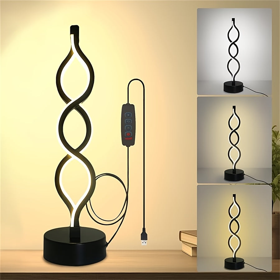 Europe and US style creative LED desk lamp for KTV, cafes, bedrooms, and nightlight decoration. Durable with USB power supply.