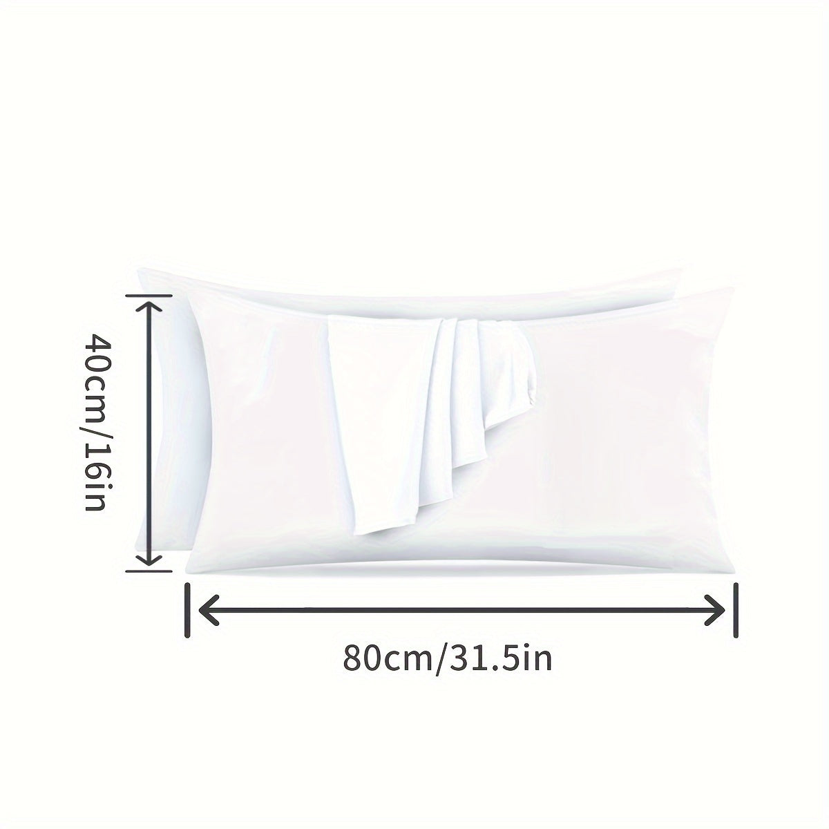 Pillowcase that is 100% Waterproof and Stain-Resistant, Super Soft with Thickened and Enlarged Design