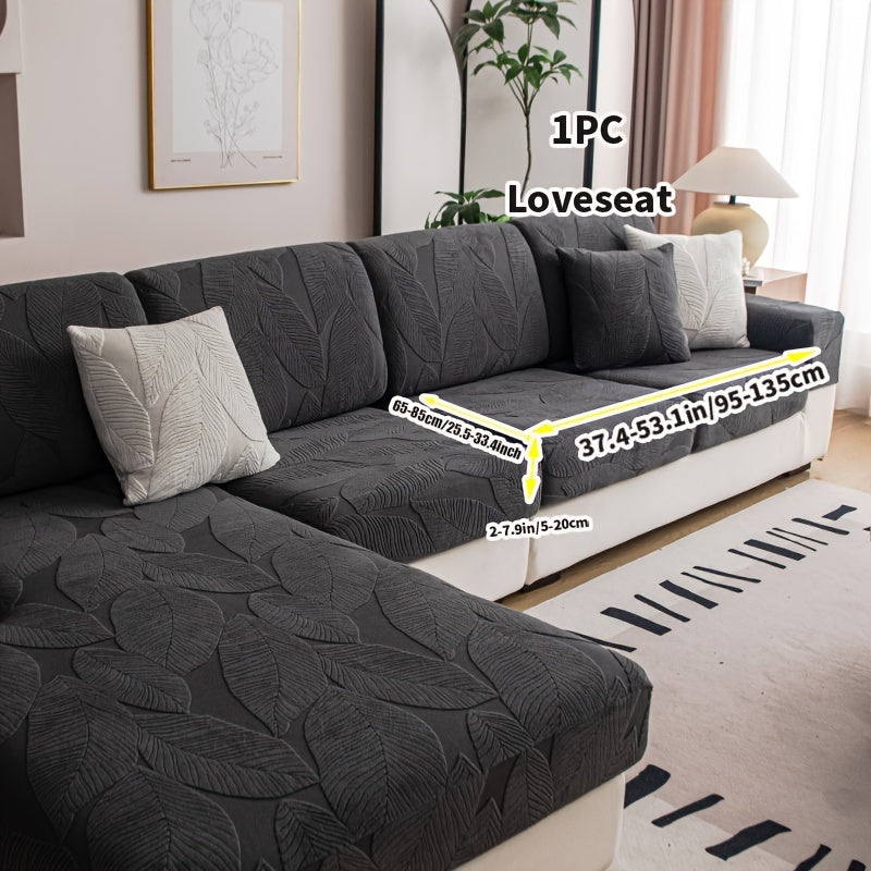 Durable Jacquard Sofa Cover suitable for all seasons, washable and stretchable, designed for modern style sofas in living rooms, offices, and homes. Easy to maintain with anti-slip features and suitable for single, double, triple, or quadruple seats.