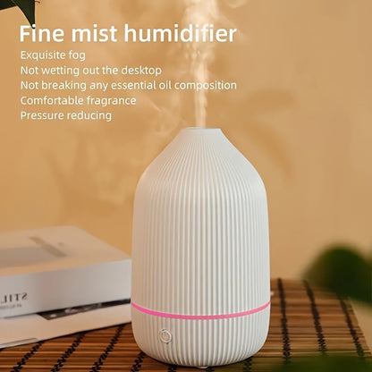 USB fragrance diffuser with Soundwave technology, ideal for home, office, and travel. Great for gifting.